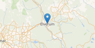 Карта Эльверум