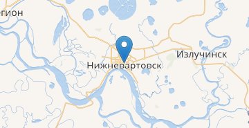 Mapa Nizhnevartovsk