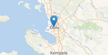 Mapa Oulu